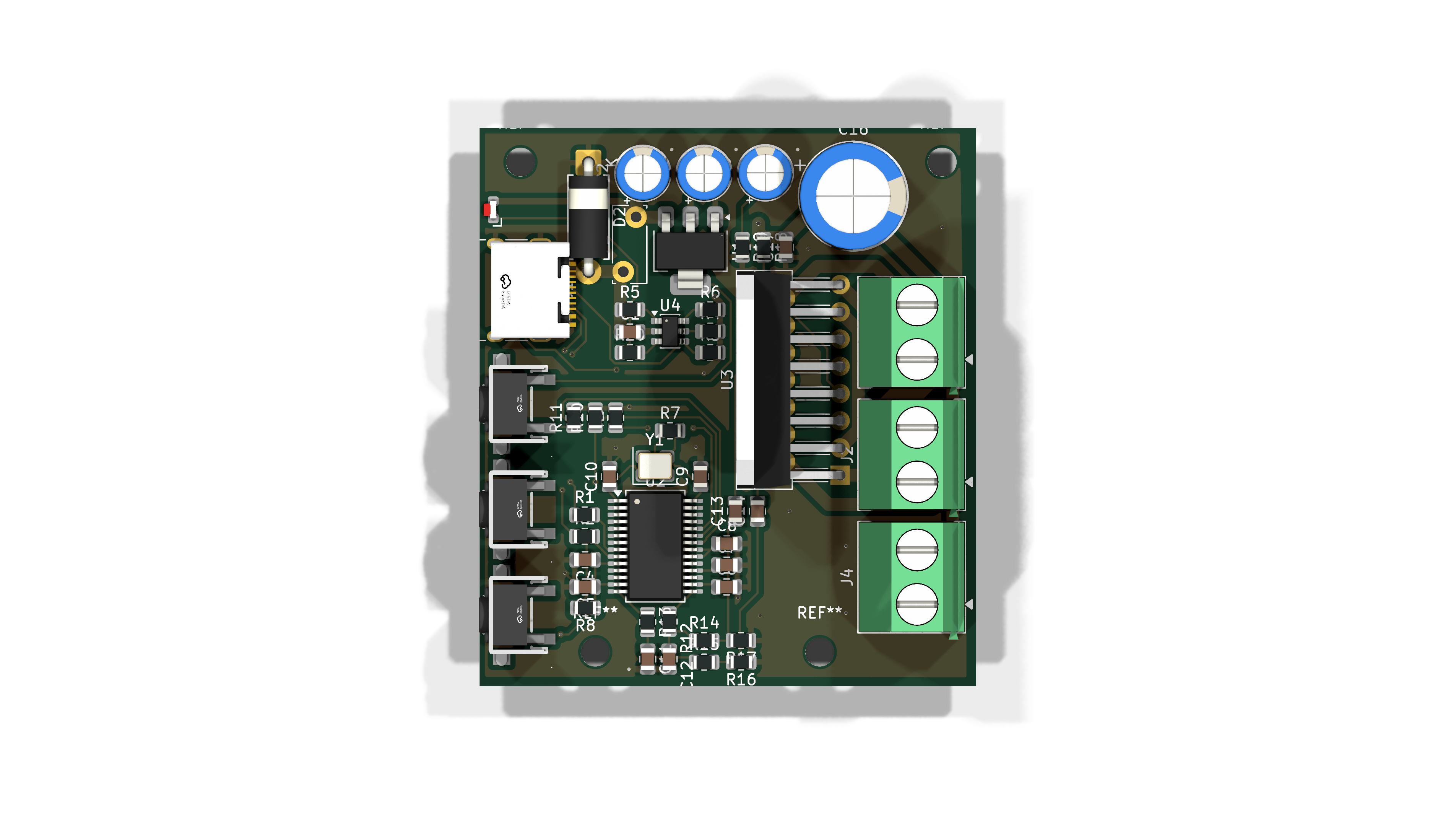 Amp board revision 3 render