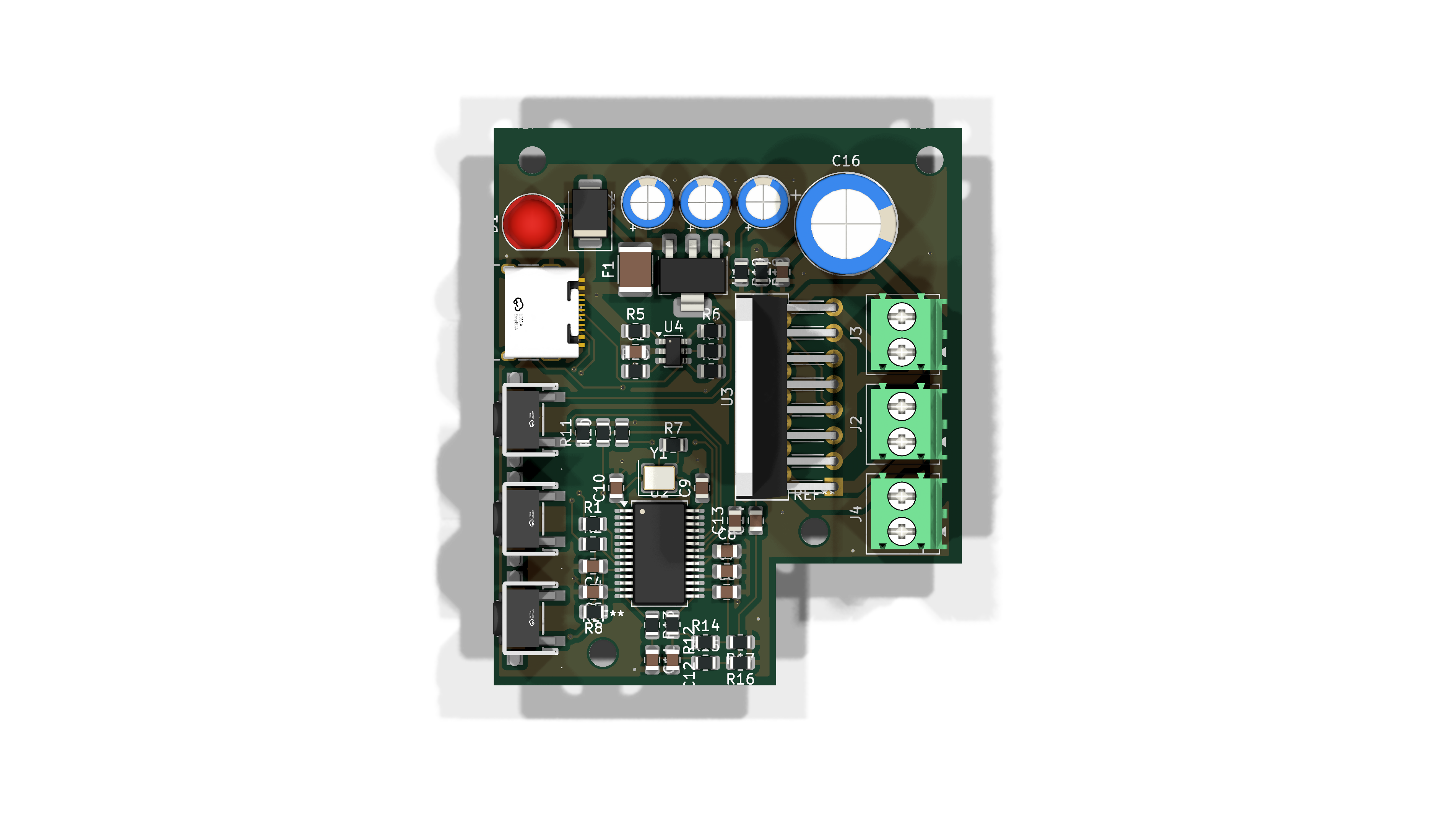 Amp board revision 4 render